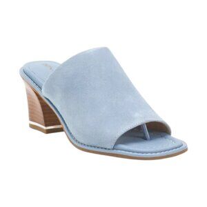 DONALD PLINER Suede Jaylyn Mid Heel Mules